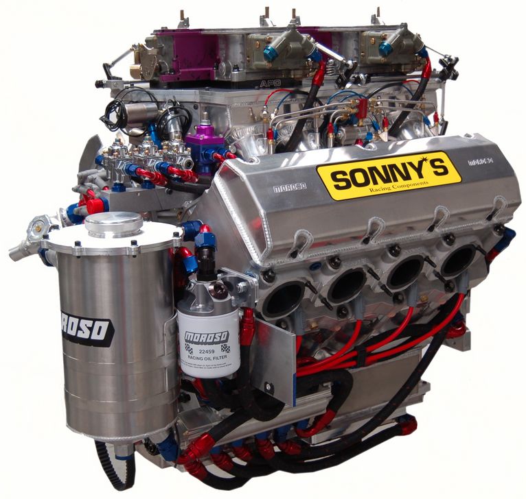 SONNY'S WEDGE PRO MOD 864 C.I. 5.300" BORE SPACING 1675 HP (2600 HP with 4 Moderate Systems)
